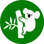 Arbor Division Ltd logo white Koala on green circle